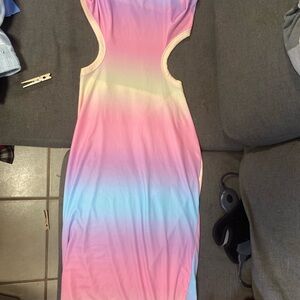 Chic Pink and White Striped Top